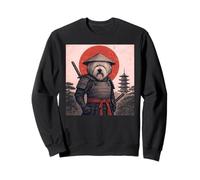 Ancien Chien de Berger Anglais samouraï Japonais Ukiyo-e Amoureux des Chiens Sweatshirt