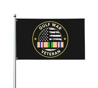 Ancien Combattant De La Guerre Du Golfe (États-Unis) Drapeau De Cour Imprimé Drapeaux De Jardin Double Face Bannière Cour 90X150Cm Pour Chambres Dortoirs Événement