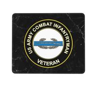 Ancien Combattant Décoré De La CIB De L'Armée Américaine (1Re Distinction) en Afghanistan Mouse Pad Durable Tapis Souris Antidérapante Tapis De Souris pour Maison Gamer Ordinateur 25X30Cm