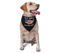 Ancien Combattant du 32E Commandement De Défense De L'Armée Américaine Bandana Chien Élégant Écharpe pour Chien Réglable Écharpe Triangulaire pour Animal De Compagnie Chat