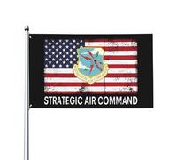 Ancien Combattant Du Commandement Stratégique Drapeau Maison Résistant Aux Intempéries Drapeaux De Jardin Éclatantes Décoration Bannière 90X150Cm Pour Fêtes Plage Chambres