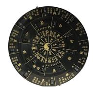 Ancien compas Feng Shui, outil de navigation Boussole Qi Men Dunjia Luo Pan I Ching Bagua outil de géomancie