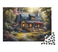 Ancien Cottage Anglais | pour Adultes |Ambiance Romantique| 52x38cm/1000pcs Puzzles Jeux Éducatifs Puzzles De Décoration Intérieure