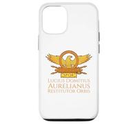 Ancien Empereur Romain Aurélien - Restituteur Orbis. SPQR Rome Coque pour iPhone 12/12 Pro