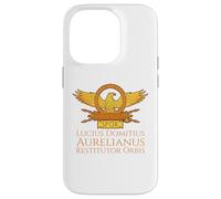 Ancien Empereur Romain Aurélien - Restituteur Orbis. SPQR Rome Coque pour iPhone 14 Pro
