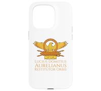 Ancien Empereur Romain Aurélien - Restituteur Orbis. SPQR Rome Coque pour iPhone 15 Pro