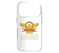 Ancien Empereur Romain Aurélien - Restituteur Orbis. SPQR Rome Coque pour iPhone 17 Pro