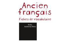 Ancien français. Fiches de vocabulaire - Nelly Andrieux-Reix - Puf - broché - Scolaire / Universitaire