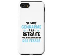 Ancien Gendarme retraité Humour Retraite gendarmerie drôle Coque pour iPhone SE (2020) / 7/8