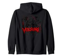 Ancien Guerrier Viking Volsung Rune Legend Sweat à Capuche