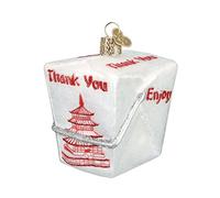 Ancien Monde de Noël en Verre soufflé pour Arbre de Noël Chinois à emporter