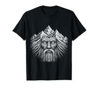 Ancien Norse Ancien Runique Montagne Esprit Sagesse T-Shirt