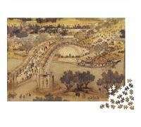 Ancien Pont Chinois Puzzle 1000 Pièces pour Adultes, Un Jeu De Dexérité Très Difficile Puzzle Éducatif Aux Défis 70x50cm/1000pcs