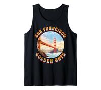 Ancien Pont du Golden Gate de San Francisco Blue Sky Groovy Débardeur