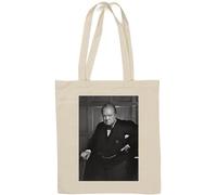 Ancien Premier ministre du Royaume-Uni 2 Sac fourre-tout en coton naturel Blanc