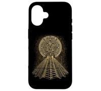 Ancien Sacré Maya Aztèque Calendrier Pyramide Géométrie Coque pour iPhone 16