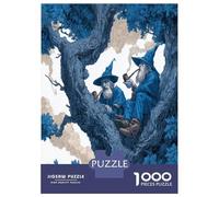 Ancien Sorcier Puzzles Jeu De Société Adulte Activités Familiales Stimulantes 1000 Pieces Le Monde Sorcier Casse-tête Puzzle De Qualité Supérieure pour Adultes 52x38cm/1000pcs