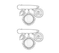 Ancienne broche avec photo incisée 2 divisions mélange artefact bijoux mettant en évidence les détails élaborés cadre photo historique bijoux, One Size, Comme décrit