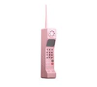Ancienne copie de téléphone en fer à l'épreuve des enfants,-Rose