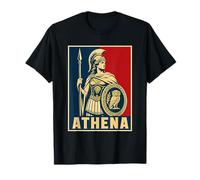 Ancienne déesse guerrière Grecque Athena Wisdom Owl T-Shirt