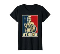 Ancienne déesse guerrière Grecque Athena Wisdom Owl T-Shirt Graphique avec Valeur
