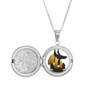 Ancienne Egypte Anubis Art Pendentif Collier Pendentif Photo Bijoux Cadeau d'anniversaire