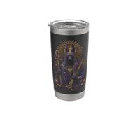 Ancienne égyptienne gardien de la lavande Ankh Art sacré Gobelet isotherme en acier inoxydable double paroi