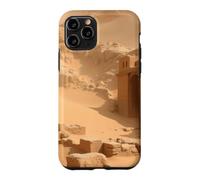 Ancienne ruines du désert enterrées dans Le Sable Illustration de Paysage Coque pour iPhone 11 Pro