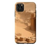 Ancienne ruines du désert enterrées dans Le Sable Illustration de Paysage Coque pour iPhone 11 Pro Max