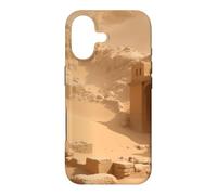 Ancienne ruines du désert enterrées dans Le Sable Illustration de Paysage Coque pour iPhone 17