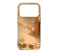 Ancienne ruines du désert enterrées dans Le Sable Illustration de Paysage Coque pour iPhone 17 Pro