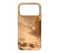 Ancienne ruines du désert enterrées dans Le Sable Illustration de Paysage Coque pour iPhone 17 Pro Max