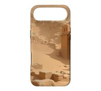 Ancienne ruines du désert enterrées dans Le Sable Illustration de Paysage Coque pour iPhone Air