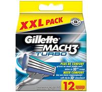 Ancienne Version Gillette Mach3 Turbo Lames de Rasoir Pack de 12