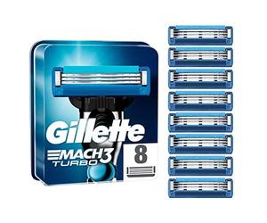 Ancienne version - Gillette Mach3 Turbo - Lames de Rasoir pack de 8