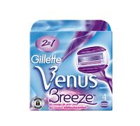 Ancienne version Gillette Venus Breeze avec barres de gel à raser intégrées - Pack de 4 recharges