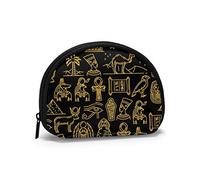 Anciens Dieux égyptiens cocotiers île Porte-Monnaie Portefeuilles Pochette de Changement nouveauté Porte-clés Fermeture éclair Petits Sacs de Maquillage cosmétiques