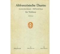 Anciens duos francais: 2 violins. Partition d'exécution.