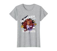 Anciens élèves de Monster High - Clawdeen Wolf The Fashionista T-Shirt, Femme, Gris Chiné, M