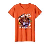 Anciens élèves de Monster High - Clawdeen Wolf The Fashionista T-Shirt, Femme, Orange, M