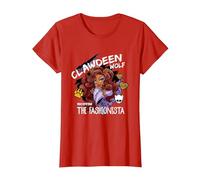 Anciens élèves de Monster High - Clawdeen Wolf The Fashionista T-Shirt, Femme, Rouge, S