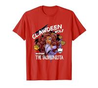 Anciens élèves de Monster High - Clawdeen Wolf The Fashionista T-Shirt, Homme, Rouge, XXL