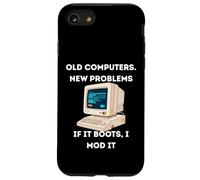 Anciens Ordinateurs Nouveaux problèmes Si Elle démarre, Je Mod It Coque pour iPhone SE (2020) / 7/8