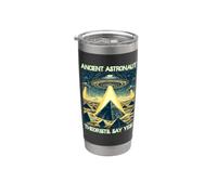 Anciens Théoriciens des Astronautes Soucoupe Volante Gobelet isotherme en acier inoxydable double paroi