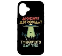 Ancient Astronaut Theorists Say Yes - Théoriste Alien Head Coque pour iPhone 16