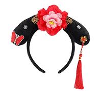 Ancient Chinese Band Band Antique Tangzhuang Kids Accessoires De Cheveux Mignons MANCHU PRINCESS CHEOVERS FLORES