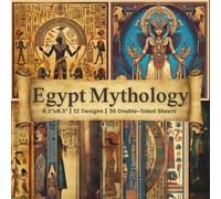 Ancient Egypt Mythology Scrapbook Paper Craft Pad: 12 Mystical Egyptian Designs, 36 Double-Side Sheets Printed on 8.5"x8.5" Size Paper. Perfect for ... Collage, Decoupage, Decoration & More!