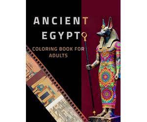 Ancient Egypt: Single-Sided Pages | 40 Detailed Illustrations of Ancient Temples, Hieroglyphs & Historic Monuments | Large 8.5x11 Format