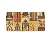Ancient Egypt Tribe Series Bannières et panneaux de décoration de fête pour extérieur et intérieur - Bannière personnalisée avec œillets - Toile de fond d'anniversaire, affiche de fond pour photo pour