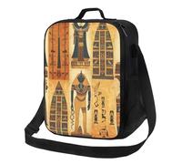 Ancient Egypt Tribe Series Sac à déjeuner isotherme réutilisable et étanche pour femme et homme pour le travail, les voyages en plein air